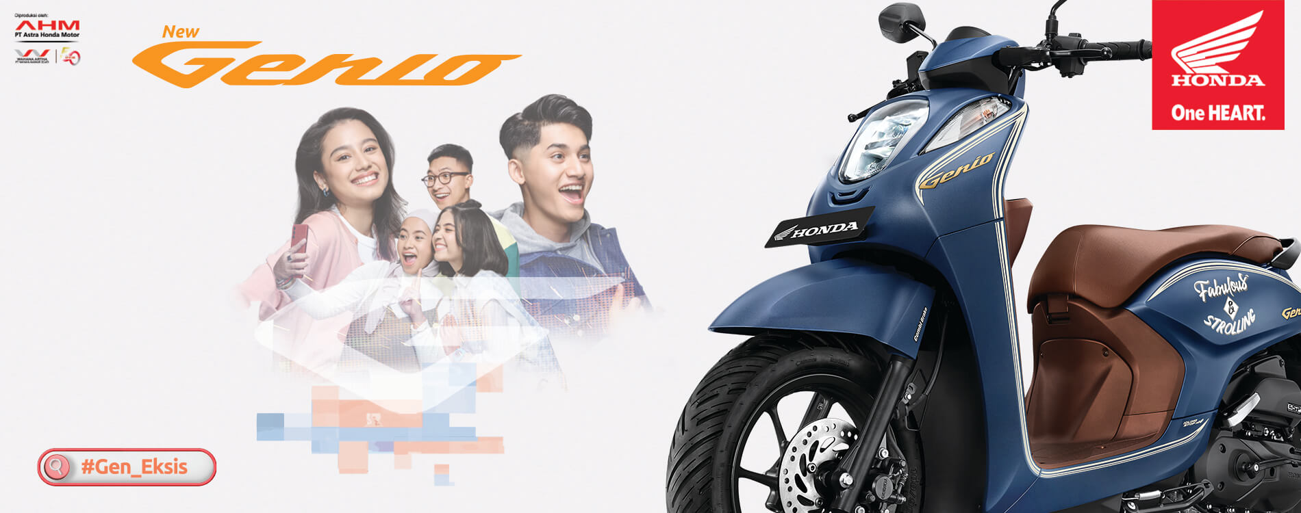 New Honda Genio Kini Tampil Lebih Bergaya